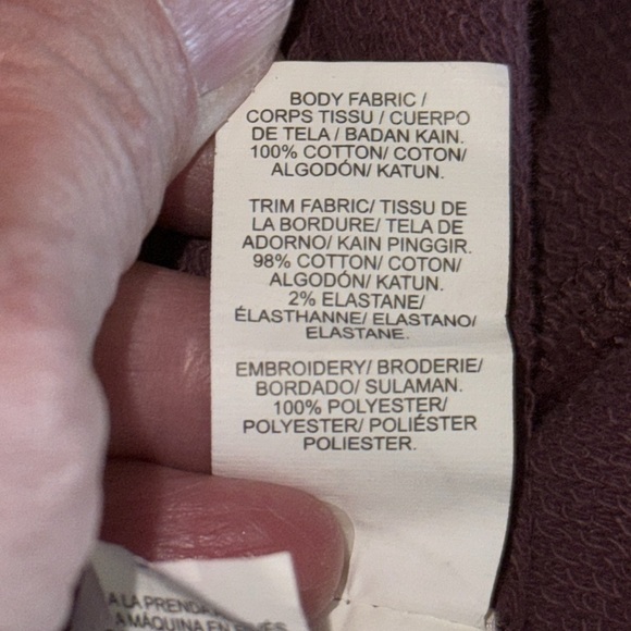 Lucky Brand Floral Pullover Sweatshirt In Wine - Picture 7 of 7